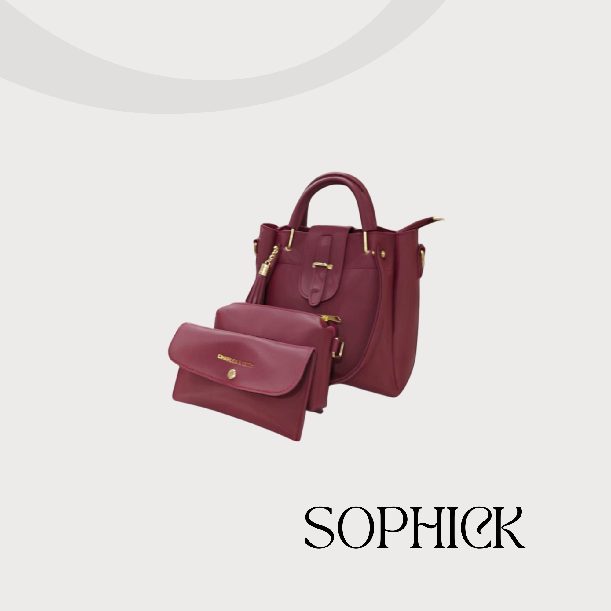 3 Pieces Handbag - Image 3