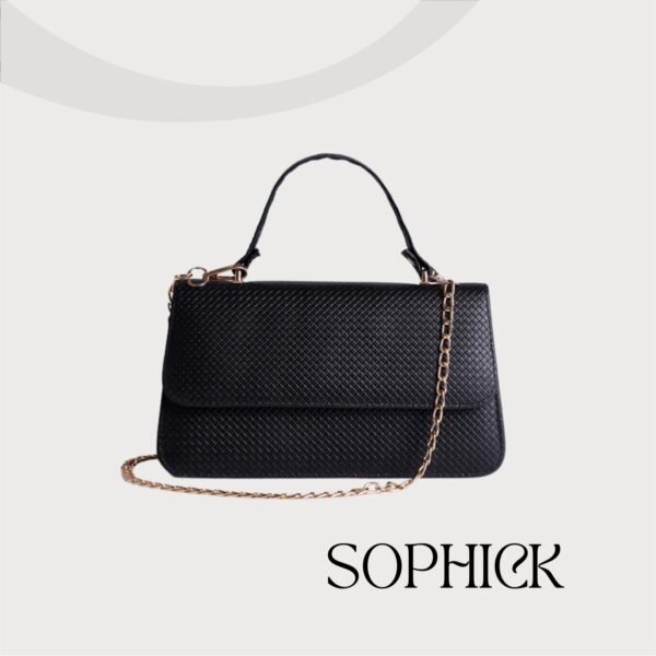 Zellbury Cross-Body Bag (Black Textured)